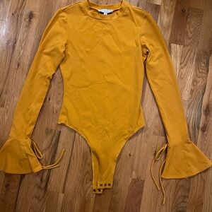 SHOP FLETCH MUSTARD BODYSUIT